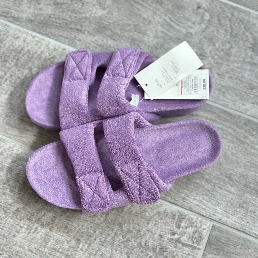 NWT A New Day Women's Remi Platform Slide Sandals - Purple - All Size - Picture 2 of 5